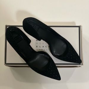 White House Black Market Ella Black Studded Heel